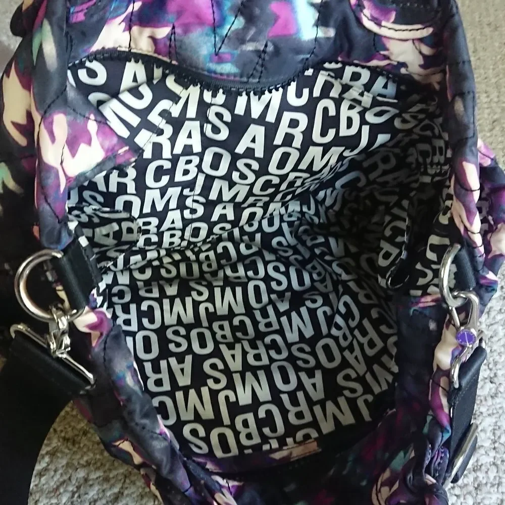 Marc By Marc Jacobs Core Pretty Elizababy Shoulder Diaper Bag - purple and muti